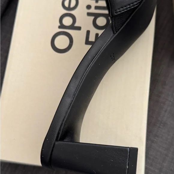 NEW Black Slide Sandals - Picture 3 of 8